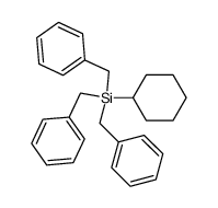 tribenzyl-cyclohexyl-silane结构式