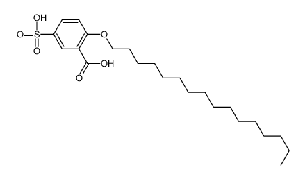 2-hexadecoxy-5-sulfobenzoic acid Structure