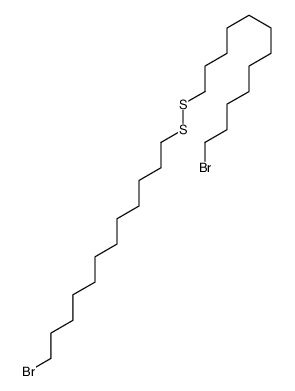 1-bromo-12-(12-bromododecyldisulfanyl)dodecane Structure