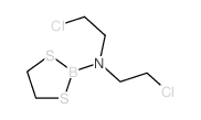 1,3,2-Dithiaborolan-2-amine,N,N-bis(2-chloroethyl)- structure