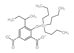 Stannane,tributyl[2-(1-methylpropyl)-4,6-dinitrophenoxy]-结构式