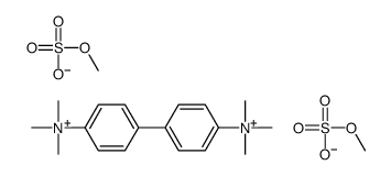 4,4'-Biphenylylenebis(trimethylammonium) bis(methylsulfate)结构式