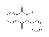 2-chloro-3-phenylnaphthalene-1,4-dione Structure