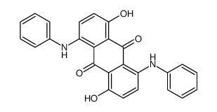 1,5-dihydroxy-4,8-bis(phenylamino)anthraquinone Structure