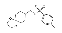 p-toluenesulfonic acid (1,4-dioxaspiro[4.5]decan-8-yl)-methyl ester Structure