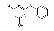 6-chloro-2-phenylsulfanyl-1H-pyrimidin-4-one Structure