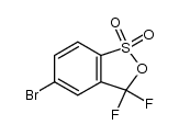 5-bromo-3,3-difluoro-3H-benzo[c][1,2]oxathiole 1,1-dioxide结构式