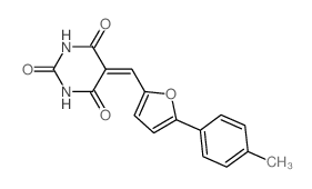 5-((5-(p-tolyl)furan-2-yl)methylene)pyrimidine-2,4,6(1H,3H,5H)-trione picture