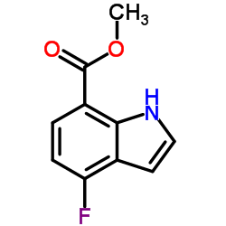 Methyl 4-fluoro-1H-indole-7-carboxylate structure