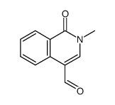 4-formyl-2-methylisoquinolin-1(2H)-one结构式