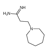 3-(azepan-1-yl)propanimidamide Structure