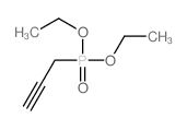 Phosphonic acid,P-2-propyn-1-yl-, diethyl ester结构式