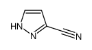 1H-Pyrazole-3-carbonitrile结构式