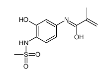 N-[3-hydroxy-4-(methanesulfonamido)phenyl]-2-methylprop-2-enamide结构式