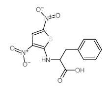 L-Phenylalanine,N-(3,5-dinitro-2-thienyl)-结构式