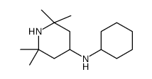 N-cyclohexyl-2,2,6,6-tetramethylpiperidin-4-amine结构式