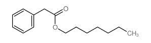 Heptyl phenylacetate Structure