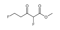 methyl ester of 2,5-difluoro-3-oxopentanoic acid Structure