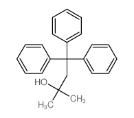 BUTANOL, 2-METHYL-4,4,4-TRIPHENYL-结构式