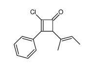 4-but-2-en-2-yl-2-chloro-3-phenylcyclobut-2-en-1-one Structure