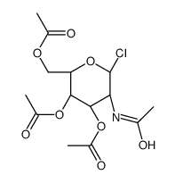 N-ACETYL-1-CHLORO-3,4,6-TRI-O-ACETYL-GLUCOSAMINIDE Structure