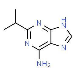 1H-Purin-6-amine,2-(1-methylethyl)- (9CI)结构式