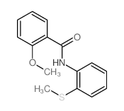 2-methoxy-N-(2-methylsulfanylphenyl)benzamide Structure