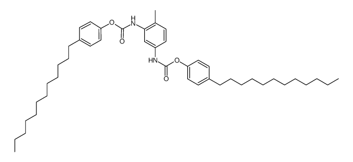 toluene-2,4-di(carbamic acid (p-dodecylphenyl) ester)结构式