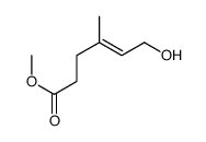 (E)-6-Hydroxy-4-methyl-4-hexenoic acid methyl ester结构式