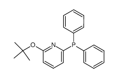 2-tert-butoxy-6-diphenylphosphanyl-pyridine Structure