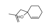 1-(2-methyl-2-propenyl)-2-cyclohexen-1-ol Structure