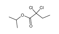 Isopropyl-2,2-dichlorbutanoat结构式