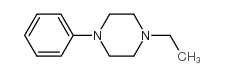 Piperazine,1-ethyl-4-phenyl- structure