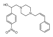 1-(4-nitrophenyl)-2-[4-[(E)-3-phenylprop-2-enyl]piperazin-1-yl]ethanol Structure