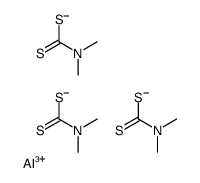 aluminum,N,N-dimethylcarbamodithioate Structure