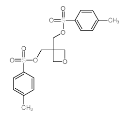 3,3-bis[(4-methylphenyl)sulfonyloxymethyl]oxetane structure