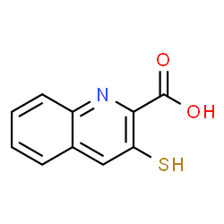 2-Quinolinecarboxylicacid,3-mercapto-(9CI) Structure