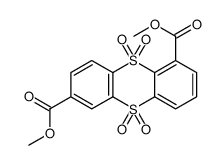 dimethyl 5,5,10,10-tetraoxothianthrene-1,7-dicarboxylate Structure