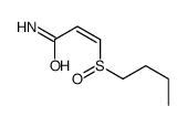 3-butylsulfinylprop-2-enamide结构式