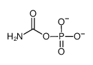 carbamoyl phosphate(2−)结构式