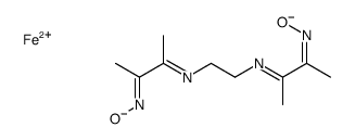 iron(2+),3-N-oxido-2-N-[2-[[(3Z)-3-oxidoiminobutan-2-ylidene]amino]ethyl]butane-2,3-diimine结构式