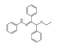 benzoin phenylhydrazone ethyl ether Structure