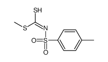 methyl N-(4-methylphenyl)sulfonylcarbamodithioate Structure