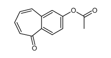 5'-Acetoxy-1,2-benzocyclohepta-1,4,6-trien-3-on Structure