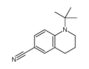 1-tert-butyl-3,4-dihydro-2H-quinoline-6-carbonitrile Structure