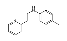 4-methyl-N-(2-pyridin-2-ylethyl)aniline Structure