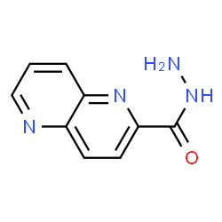 1,5-Naphthyridine-2-carboxylic acid,hydrazide structure