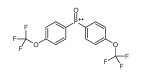 oxo-bis[4-(trifluoromethoxy)phenyl]phosphanium Structure