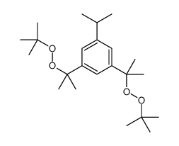 5-(1-Methylethyl)-1,3-bis[1-methyl-1-[(1,1-dimethylethyl)peroxy]ethyl]benzene结构式