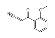 2-methoxyphenyldiazomethylketone Structure